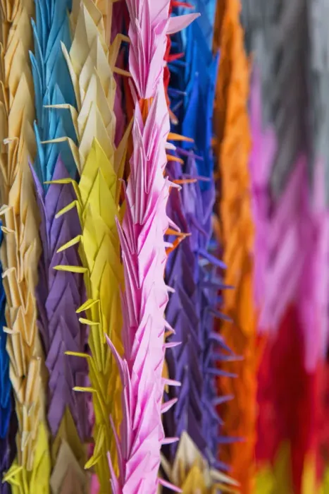 Framed Print : Paper cranes at Childrens Peace Monument in Peace Memorial Park, Hiroshima, Hiroshima Framed Print : Paper cranes at Childrens Peace Monument in Peace Memorial Park, Hiroshima, Hiroshima