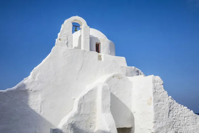 Framed Print : Paraportiani chapel, Chora (Mykonos Town), Mykonos, Cyclades Islands, Greece