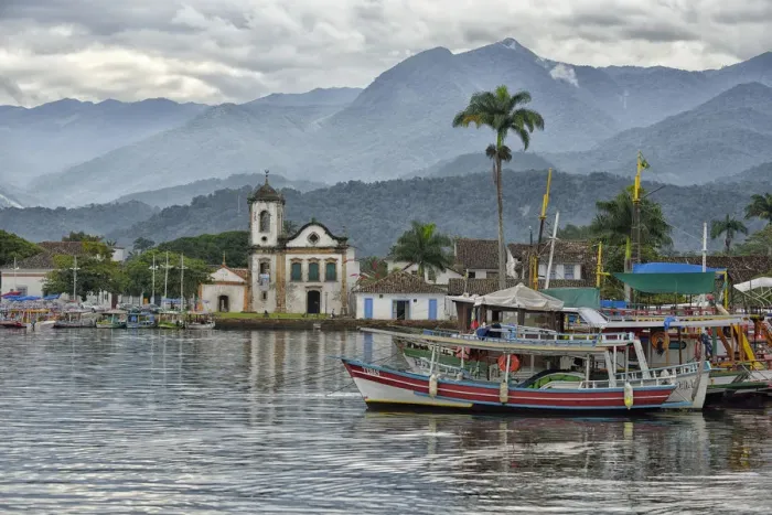 Framed Print : Paraty, Rio de Janeiro Province, Brazil, South America Framed Print : Paraty, Rio de Janeiro Province, Brazil, South America