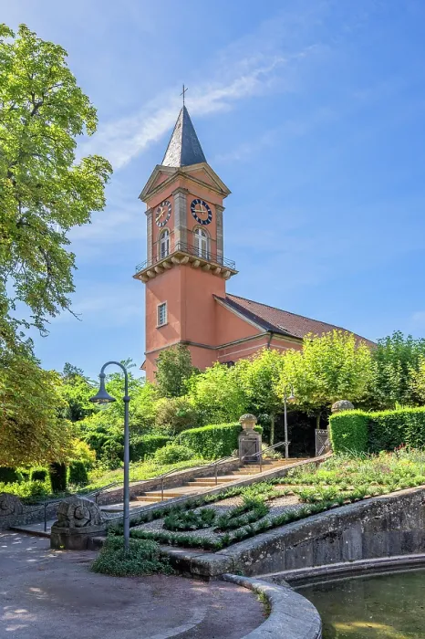 Framed Print : Parish Church of St. Ludwig - Ludwigskirche am Kurpark, Bad Durkheim, German Wine Route, Palatinate Forest, Rhineland-Palatinate, Germany Framed Print : Parish Church of St. Ludwig - Ludwigskirche am Kurpark, Bad Durkheim, German Wine Route, Palatinate Forest, Rhineland-Palatinate, Germany