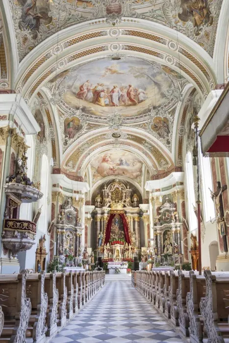 Framed Print : Parish Church of St. Peter in Villnoess Valley, South Tyrol, Italy Framed Print : Parish Church of St. Peter in Villnoess Valley, South Tyrol, Italy