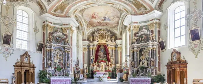 Framed Print : Parish Church of St. Peter in Villnoss Valley, South Tyrol, Italy Framed Print : Parish Church of St. Peter in Villnoss Valley, South Tyrol, Italy