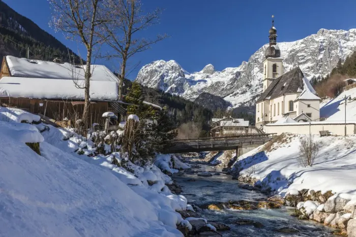 Framed Print : Parish Church of St. Sebastian in Ramsau, Upper Bavaria, Bavaria, Germany Framed Print : Parish Church of St. Sebastian in Ramsau, Upper Bavaria, Bavaria, Germany