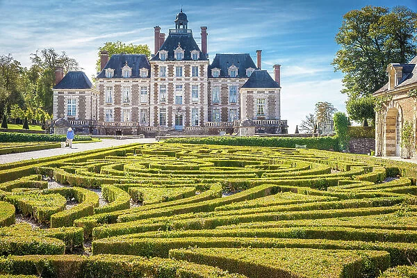 Park and Chateau Balleroy, Calvados, Normandy, France