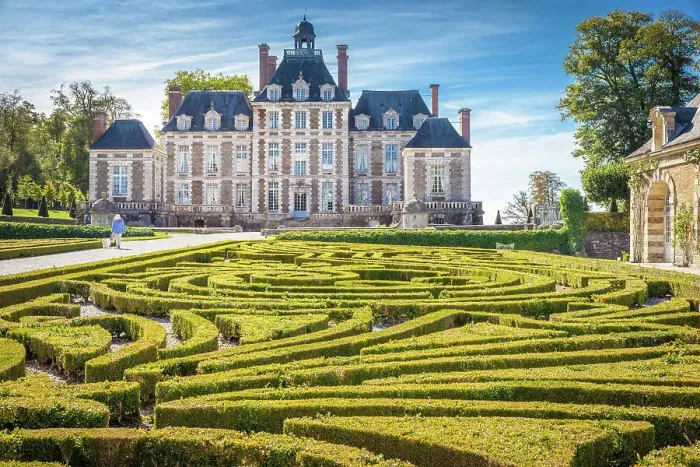 Framed Print : Park and Chateau Balleroy, Calvados, Normandy, France