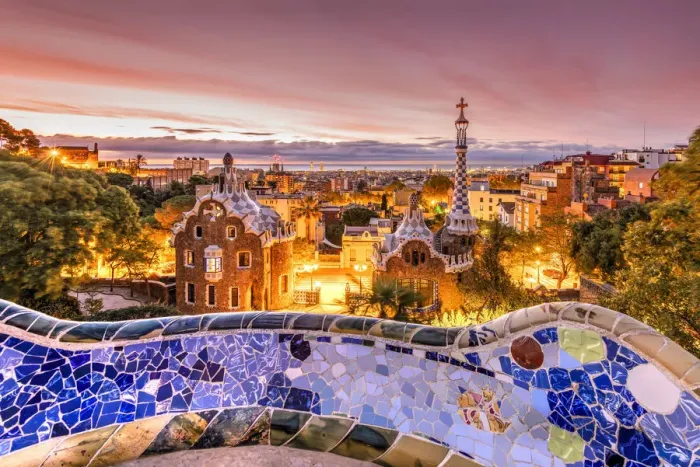 Framed Print : Park Guell, Barcelona, Catalonia, Spain Framed Print : Park Guell, Barcelona, Catalonia, Spain