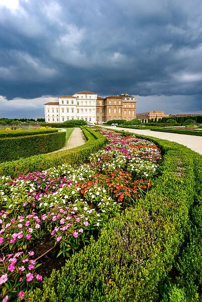The park of Palace of Venaria, Residences of the Royal House of Savoy. Europe. Italy