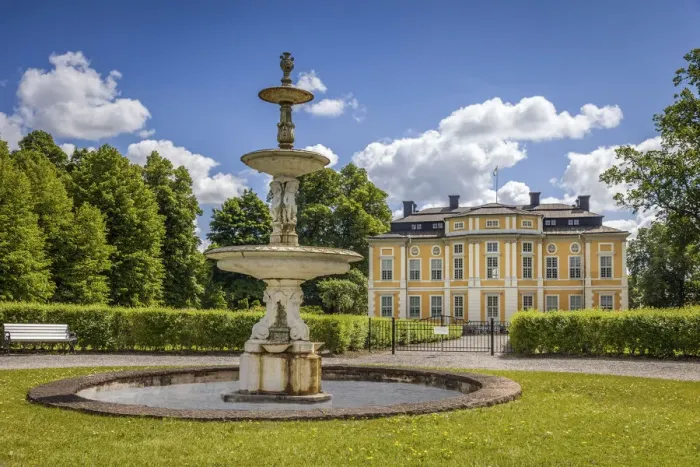 Framed Print : Park of Steninge Castle near Stockholm, Sweden Framed Print : Park of Steninge Castle near Stockholm, Sweden