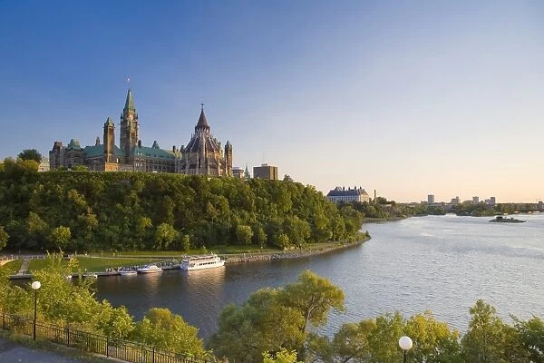 Parliament Hill and Ottawa River