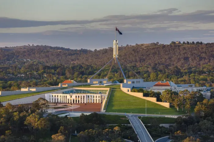 Framed Print : Parliament House, Canberra, Australian Capital Territory, Australia
