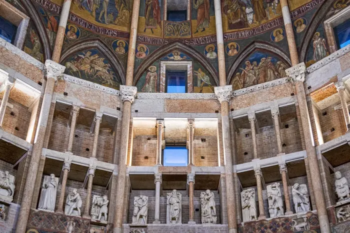 Framed Print : Parma Baptistery. Emilia Romagna, Italy