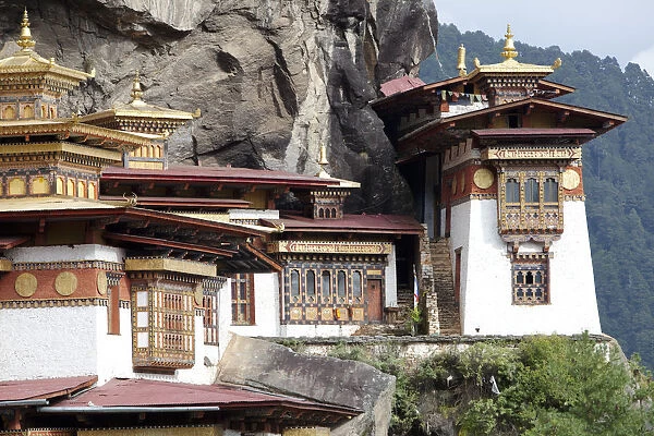 The Paro Taktsang or Tigers Nest in the Himalayan Kingdom of Bhutan