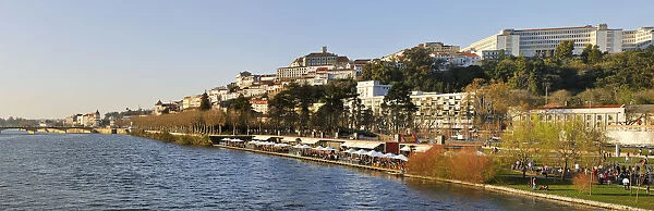 Parque Verde in Coimbra by the Mondego river. Portugal