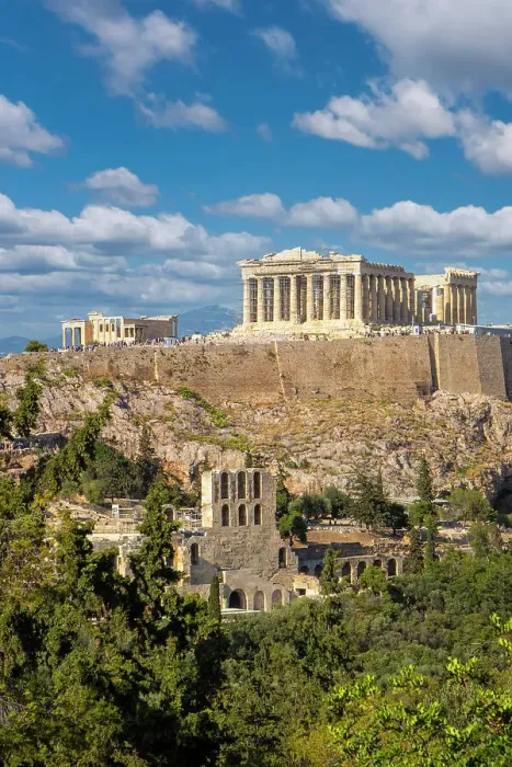 Framed Print : Parthenon temple on the Acropolis from Philoppapos hill, Athens, Greece Framed Print : Parthenon temple on the Acropolis from Philoppapos hill, Athens, Greece