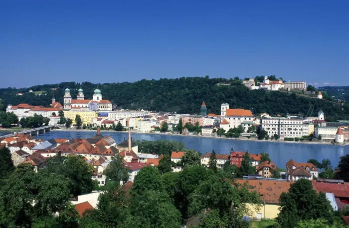 Framed Print : Passau, Lower Bavaria, Bavaria, Germany Framed Print : Passau, Lower Bavaria, Bavaria, Germany