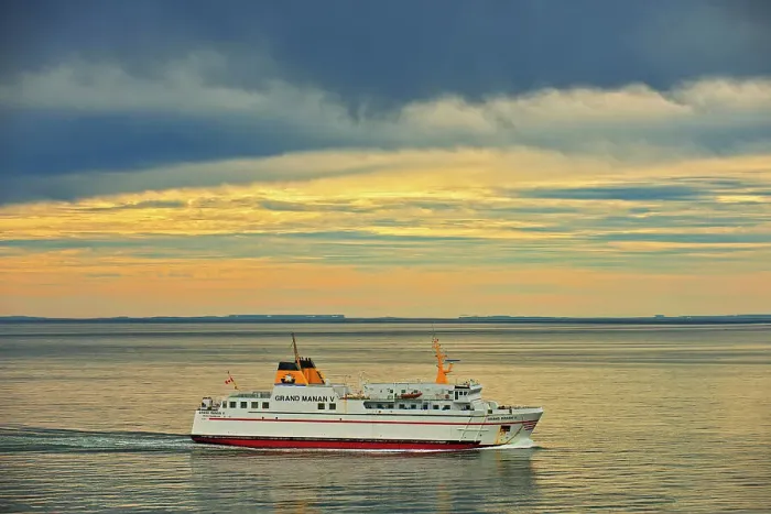 Framed Print : Passenger ferry in Bay of Fundy Grand Manan Island, New Brunswick, Canada Framed Print : Passenger ferry in Bay of Fundy Grand Manan Island, New Brunswick, Canada