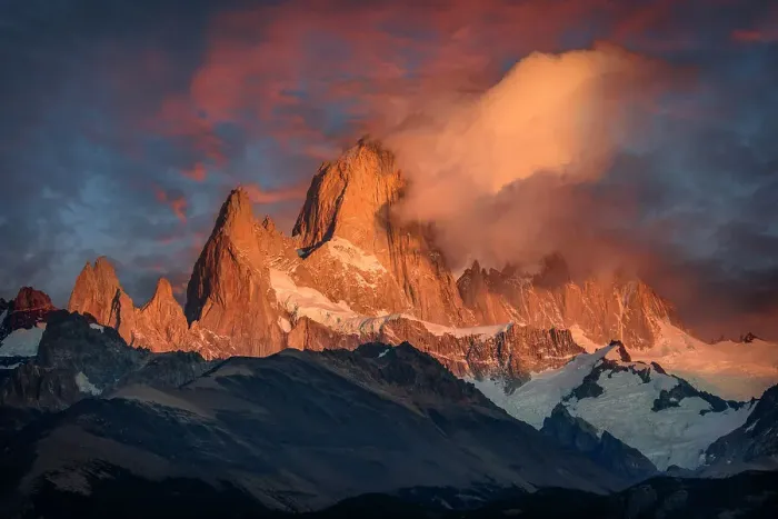 Framed Print : Patagonia, Argentina, El Chalten, Mount Fitz Roy