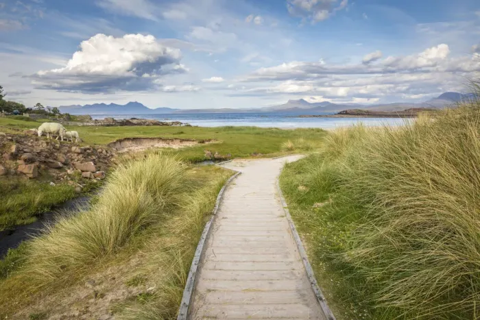 Framed Print : Path to Mellon Udrigle Beach, Achnasheen, Wester Ross, Highlands, Scotland, Great Britain Framed Print : Path to Mellon Udrigle Beach, Achnasheen, Wester Ross, Highlands, Scotland, Great Britain