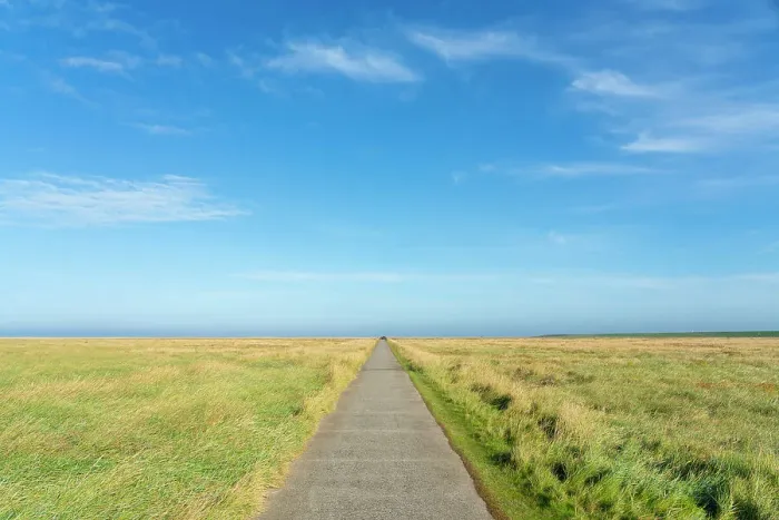 Framed Print : Path near Westerheversand lighthouse, Westerhever, Eiderstedt Peninsula, Nordfriesland, Schleswig-Holstein, Germany Framed Print : Path near Westerheversand lighthouse, Westerhever, Eiderstedt Peninsula, Nordfriesland, Schleswig-Holstein, Germany