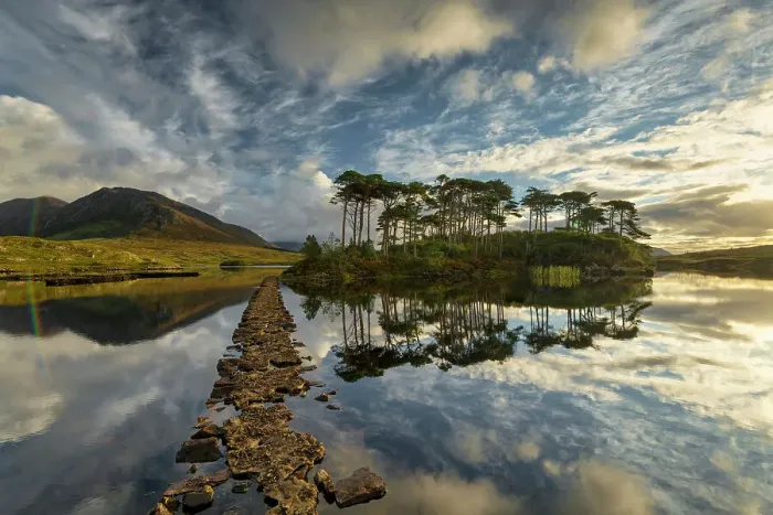 Framed Print : Path to Twelve Pines, Derryclare Lough, Connemara, Co. Galway, Ireland Framed Print : Path to Twelve Pines, Derryclare Lough, Connemara, Co. Galway, Ireland