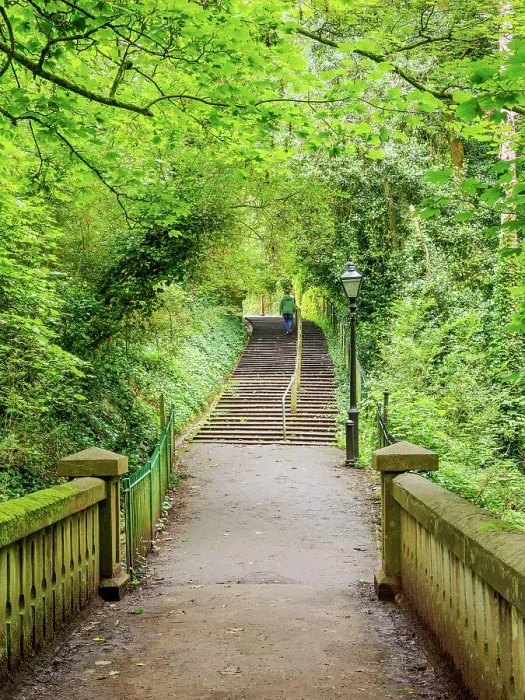 Framed Print : Pathway through Alexandra Park, Penarth, Wales, United Kingdom Framed Print : Pathway through Alexandra Park, Penarth, Wales, United Kingdom