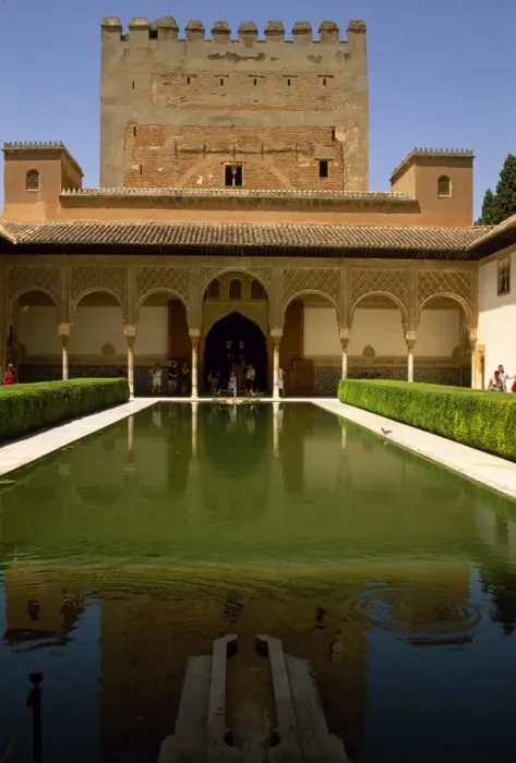Framed Print : Patio de los Arrayanes