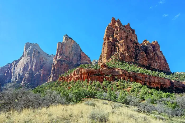Framed Print : The Patriarchs with Isaac Peak at Virgin River Valley, Zion National Park, Utah, USA Framed Print : The Patriarchs with Isaac Peak at Virgin River Valley, Zion National Park, Utah, USA