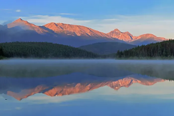 Framed Print : Patricia Lake and the Trident Range, Jasper National Park, Alberta, Canada Framed Print : Patricia Lake and the Trident Range, Jasper National Park, Alberta, Canada