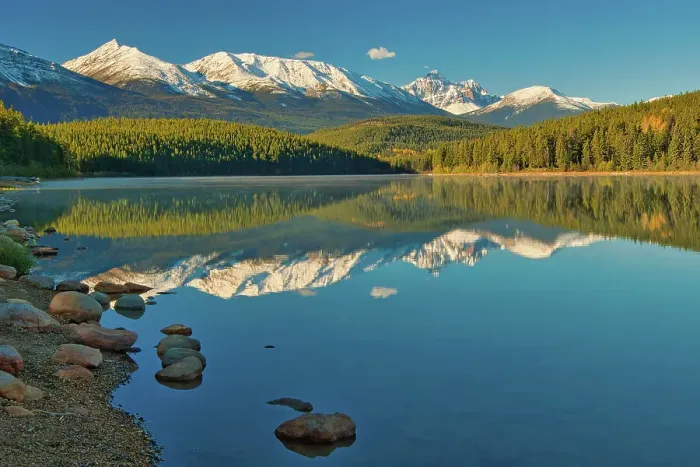 Framed Print : Patricia Lake and the Trident Range, Jasper National Park, Alberta, Canada Framed Print : Patricia Lake and the Trident Range, Jasper National Park, Alberta, Canada
