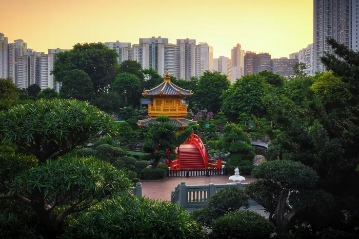 Framed Print : Pavilion of Absolute Perfection at Nan Lian Garden, Diamond Hill, Kowloon, Hong Kong island, Hong Kong, China Framed Print : Pavilion of Absolute Perfection at Nan Lian Garden, Diamond Hill, Kowloon, Hong Kong island, Hong Kong, China