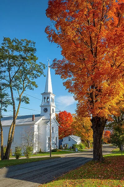 Peacham Congregational Church, Peacham, Vermont, USA