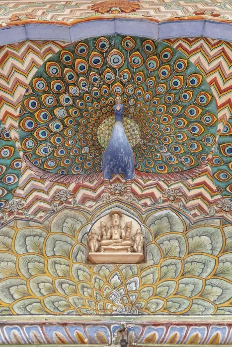 Framed Print : Peacock Gate, City Palace, Jaipur, Rajasthan, India Framed Print : Peacock Gate, City Palace, Jaipur, Rajasthan, India