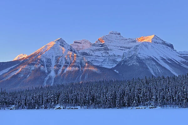 Peaks of the Bow Range, Banff National Park, Alberta, Canada