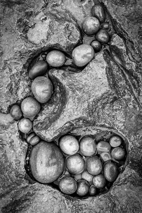 Framed Print : Pebble abstract on a beach, Wales Framed Print : Pebble abstract on a beach, Wales