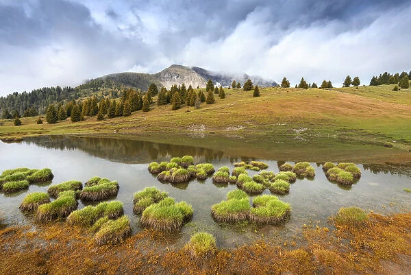 Peller mountain and lake Vipers Europe, Italy, Non valley, Trentino, Trento province