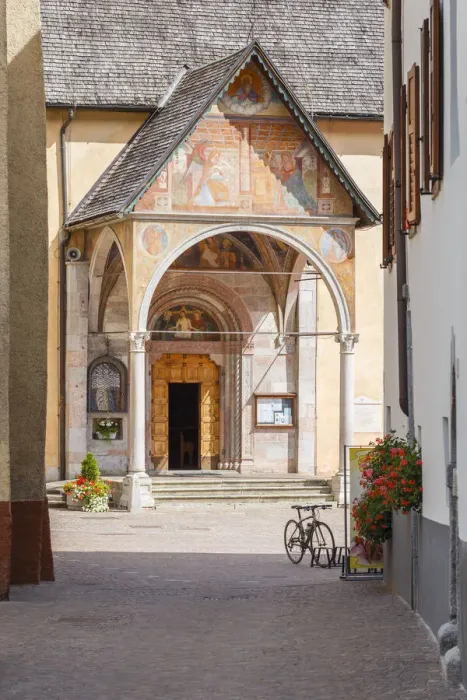 Framed Print : Pellizzano church, Sole valley (val di Sole), Trento province, Trentino-Alto Adige, Italy