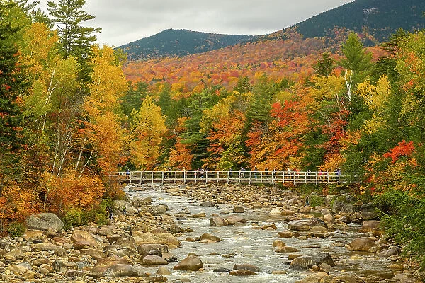 Pemigewasset River, Kancamagus Highway, New Hampshire, USA