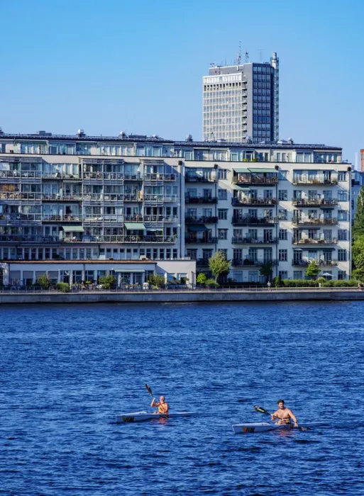 Framed Print : People kayaking in Marieberg, Stockholm, Stockholm County, Sweden Framed Print : People kayaking in Marieberg, Stockholm, Stockholm County, Sweden