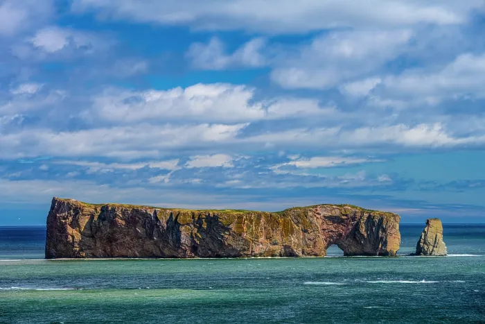 Framed Print : Perce Rock, Perce, Quebec, Canada Framed Print : Perce Rock, Perce, Quebec, Canada