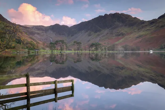 Framed Print : Perfectly still Lake Buttermere at sunset, Lake District National Park, Cumbria, England. Autumn (October) 2018 Framed Print : Perfectly still Lake Buttermere at sunset, Lake District National Park, Cumbria, England. Autumn (October) 2018