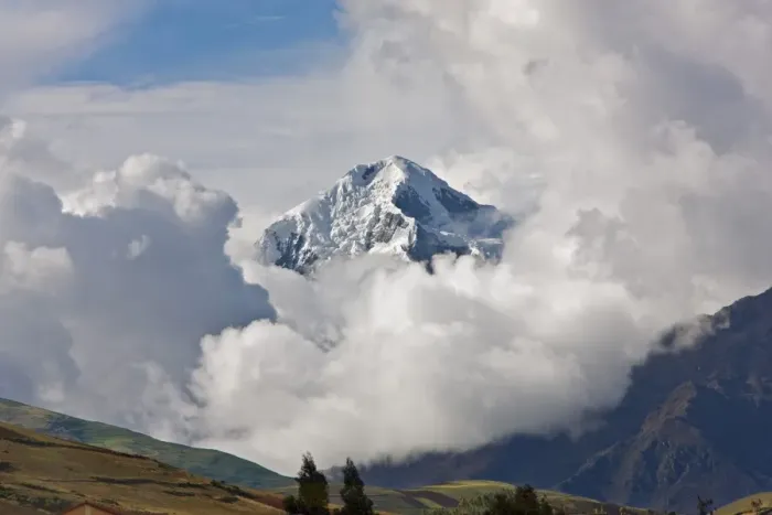 Framed Print : Peru, High above the Urubamba Valley, Mount Veronica. 18, 600 ft, the highest in the range. In Quechua, Wakay Willca Sacred Tears?? Framed Print : Peru, High above the Urubamba Valley, Mount Veronica. 18, 600 ft, the highest in the range. In Quechua, Wakay Willca Sacred Tears??