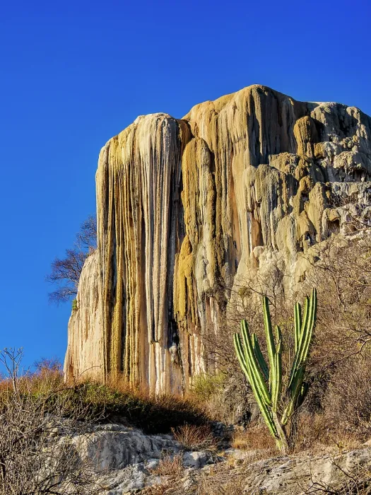 Framed Print : Petrified Waterfall at sunset, Hierve el Agua, San Lorenzo Albarradas, Oaxaca State, Mexico Framed Print : Petrified Waterfall at sunset, Hierve el Agua, San Lorenzo Albarradas, Oaxaca State, Mexico