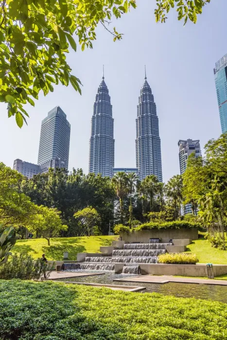 Framed Print : Petronas Twin Towers from KLCC Park, Kuala Lumpur, Malaysia, South East Asia, Asia Framed Print : Petronas Twin Towers from KLCC Park, Kuala Lumpur, Malaysia, South East Asia, Asia