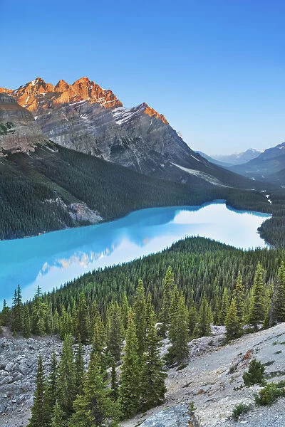 Peyto Lake with Mount Patterson - Canada, Alberta, Banff National Park