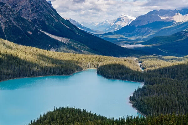 Peyto Lake with Mount Patterson - Canada, Alberta, Banff National Park. Canadian rockies