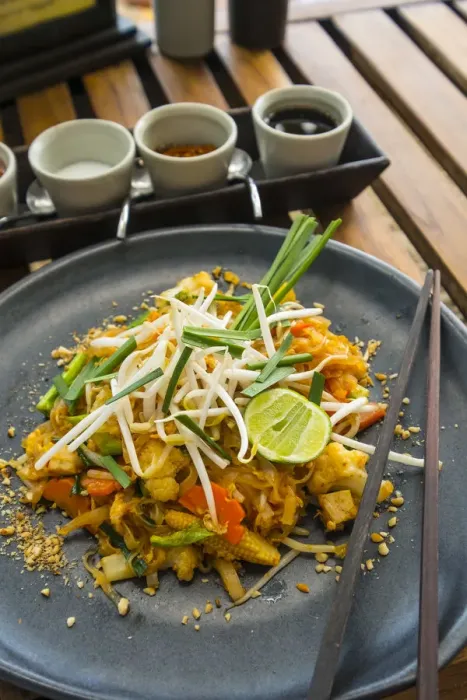Framed Print : Phad Thai dish, Railay Peninsula, Krabi Province, Thailand Framed Print : Phad Thai dish, Railay Peninsula, Krabi Province, Thailand
