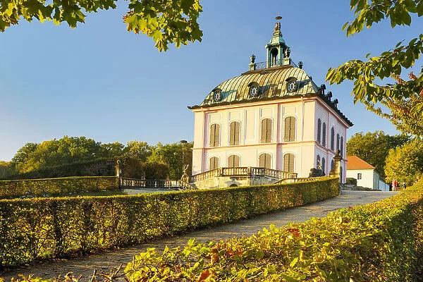Pheasant castle, Fasanenschloesschen, Moritzburg, Dresden, Saxony, Germany, Europe