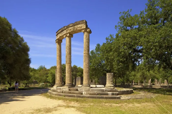 Framed Print : The Philippeion, Olympia, Arcadia, The Peloponnese, Greece, Southern Europe Framed Print : The Philippeion, Olympia, Arcadia, The Peloponnese, Greece, Southern Europe