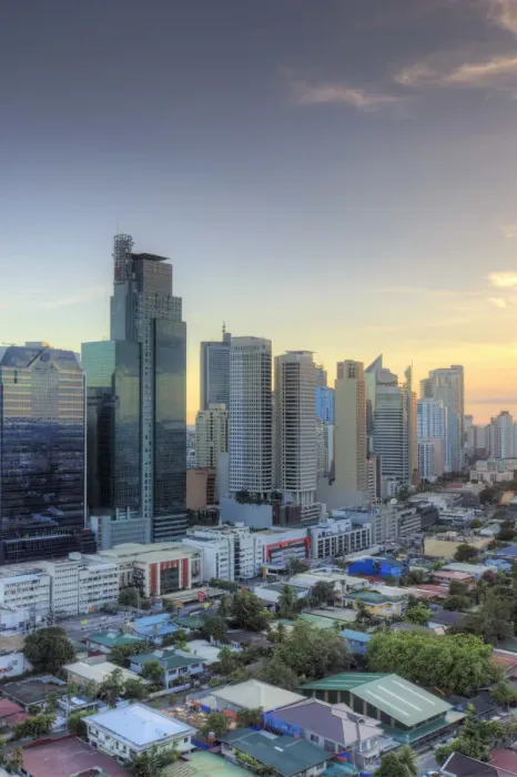 Framed Print : Philippines, Manila, Makati Business District, Makati Avenue and City Skyline Framed Print : Philippines, Manila, Makati Business District, Makati Avenue and City Skyline