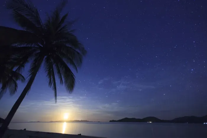 Framed Print : Philippines, Palawan, Daracoton Island, Milky Way and Beach Framed Print : Philippines, Palawan, Daracoton Island, Milky Way and Beach